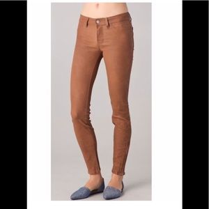 J Brand Leather Skinny Pants